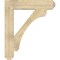 Ekena Millwork Legacy Craftsman Rough Sawn Bracket, Douglas Fir, 6"W x 34"D x 40"H BKT06X34X40LEC04RDF - alternate 3